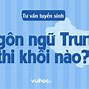 Khối C00 Ngành Ngôn Ngữ Trung