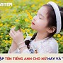 Tên Tiếng Anh Ngắn Hay Cho Nữ